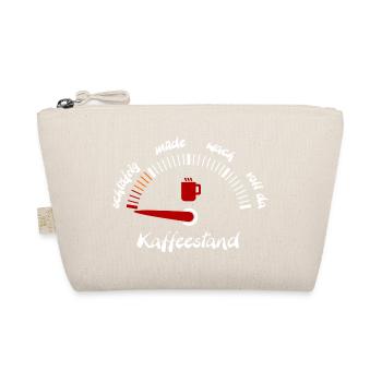Kaffeeanzeige müde - Bio-Täschchen - Natur - Vorne