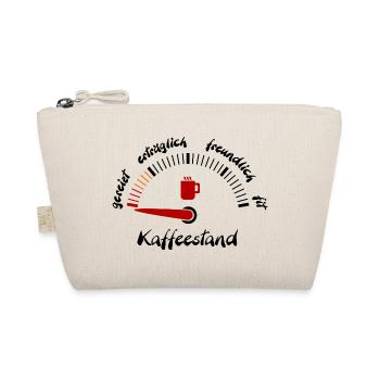 Kaffeeanzeige Zeiger unten down - Bio-Täschchen - Natur - Vorne