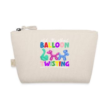 Fragen Sie mich über Ballon Twisting Ballon Modell - Bio-Täschchen - Natur - Vorne