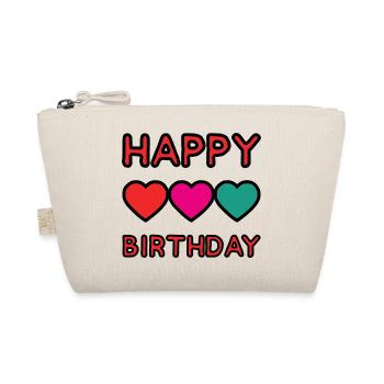 ALLES GUTE ZUM GEBURTSTAG. JAHRESTAG. - Bio-Täschchen - Natur - Vorne