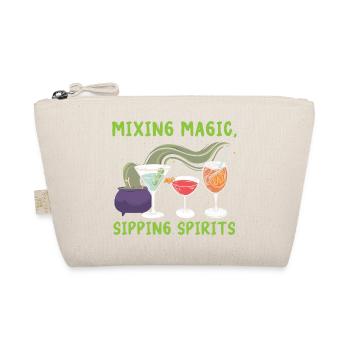 Magische Schluckspirituosen mixen Barkeeper Hallow - Bio-Täschchen - Natur - Vorne