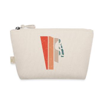 Kletterer Vintage Berge Klettern Bouldern - Bio-Täschchen - Natur - Vorne