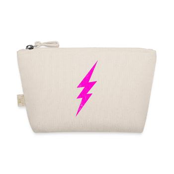 PURPLE ELECTRIC STORM - Bio-Täschchen - Natur - Vorne