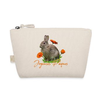 Joyeuses Paques Frohe Ostern - Bio-Täschchen - Natur - Vorne