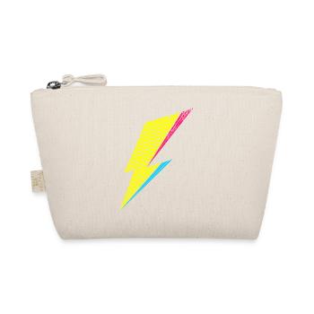 bolt of lightning 80s - Bio-Täschchen - Natur - Vorne