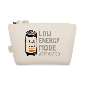 Niedrig-Energie-Modus aktivierter Batterie-Comic - Bio-Täschchen - Natur - Vorne