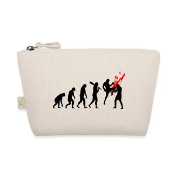 evolution kickboxer - Bio-Täschchen - Natur - Vorne