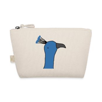 Pfau - Bio-Täschchen - Natur - Vorne