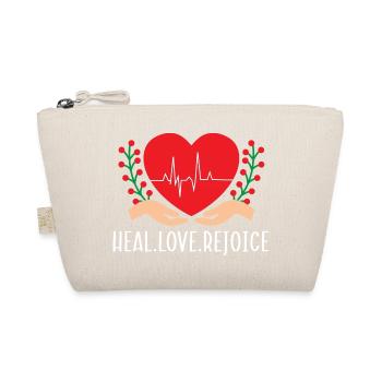 Heal Love Rejoice Krankenpflege Medizinische Krank - Bio-Täschchen - Natur - Vorne