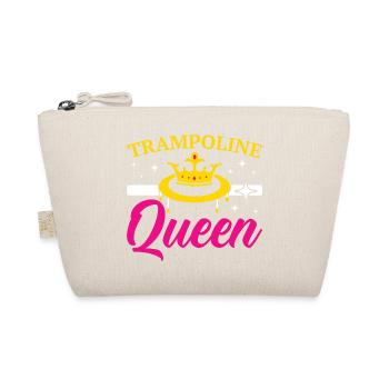 Trampolinkönigin Springendes Trampolin Trampolin T - Bio-Täschchen - Natur - Vorne