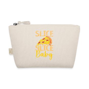 Slice Slice Baby Pizza Italienisches Essen Pizza E - Bio-Täschchen - Natur - Vorne