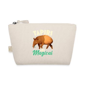 Tapire sind magisch Wildtier Tierpfleger - Bio-Täschchen - Natur - Vorne
