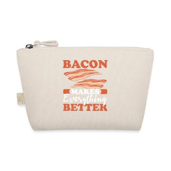 Bacon macht alles besser Fleischliebhaber Bacon - Bio-Täschchen - Natur - Vorne
