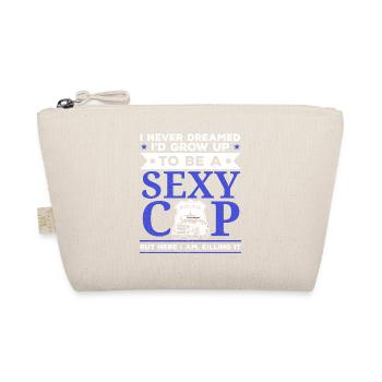 Be A Sexy Cop Polizeibeamter Rechtsdurchsetzung - Bio-Täschchen - Natur - Vorne