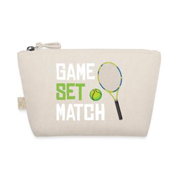Game Set Match Tennis - Bio-Täschchen - Natur - Vorne