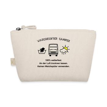 waschechter camper womo - Bio-Täschchen - Natur - Vorne