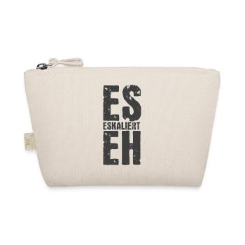 Es eskaliert eh - Party - Saufen - Spruch - Bio-Täschchen - Natur - Vorne