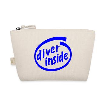 Diver inside - Bio-Täschchen - Natur - Vorne