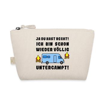 völlig untercampt womo - Bio-Täschchen - Natur - Vorne