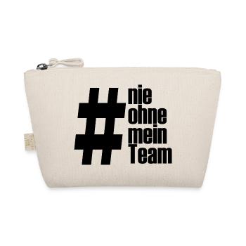 ohne mein team - Bio-Täschchen - Natur - Vorne
