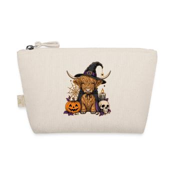  Hochlandrind Halloween - Bio-Täschchen - Natur - Vorne