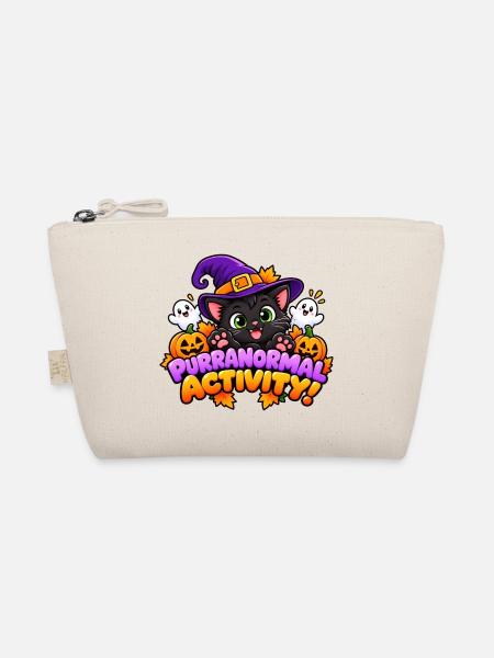 Purranormale Aktivität! - Süße Halloween-Katze - Bio-Täschchen - Natur