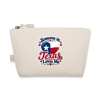 Texas Liebe Herzdesign - Bio-Täschchen - Natur - Vorne