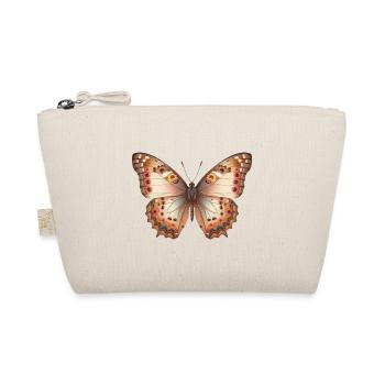 Brauner ätherischer Schmetterling - Bio-Täschchen - Natur - Vorne