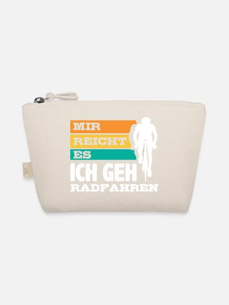 Lustiges Fahrrad Rennrad Gravel Radsport Geschenk - Bio-Täschchen - Natur