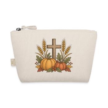 Herbsternte Kreuz Motiv - Bio-Täschchen - Natur - Vorne
