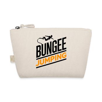  Bungee Jumper Geschenkidee, Bungy Jumps, Bungee - Bio-Täschchen - Natur - Vorne