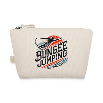  Bungee Jumper Geschenkidee, Bungy Jumps, Bungee - Bio-Täschchen - Natur - Vorne