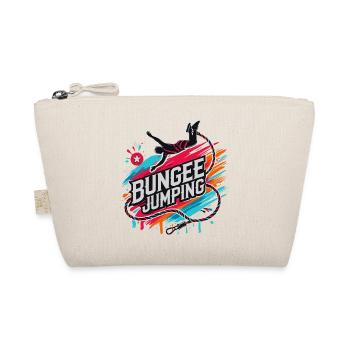 Bungee Jumper Geschenkidee, Bungy Jumps, Bungee - Bio-Täschchen - Natur - Vorne