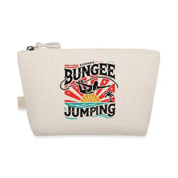  Bungee Jumper Geschenkidee, Bungy Jumps, Bungee - Bio-Täschchen - Natur - Vorne