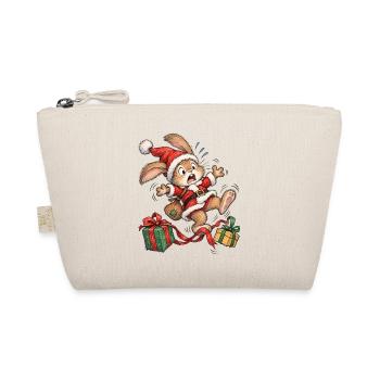 Chaotic Rabbit Winter Parcel Chase Cartoon - Bio-Täschchen - Natur - Vorne