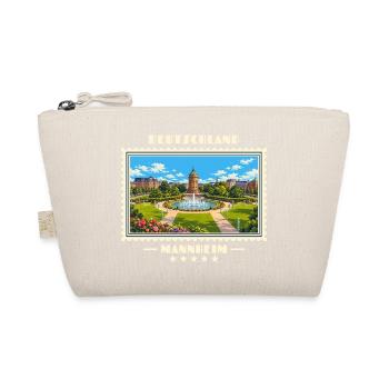 Deutschland Mannheim Vintage Reisemarke - Bio-Täschchen - Natur - Vorne