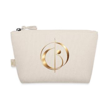 Business Elegance – Elegantes Gold-Emblem - Bio-Täschchen - Natur - Vorne