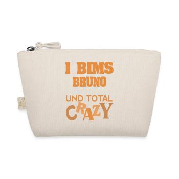 Crazy Bruno - Bio-Täschchen - Natur - Vorne