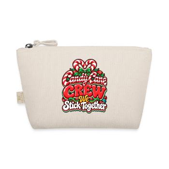 Candy Cane Crew – We Stick Together - Bio-Täschchen - Natur - Vorne