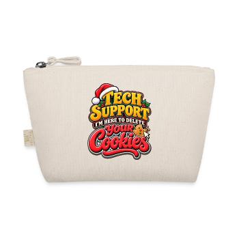 Tech Support Cookies: Holiday Debugger - Bio-Täschchen - Natur - Vorne