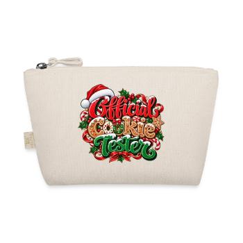 Offizielles Kekstester-Weihnachten - Bio-Täschchen - Natur - Vorne