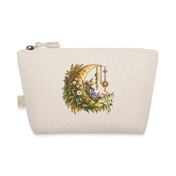 Mondflora-Crescent mit Wildblumen - Bio-Täschchen - Natur - Vorne