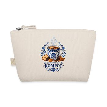 Angetrieben von Kompot Polish Christmas Folk Design - Bio-Täschchen - Natur - Vorne
