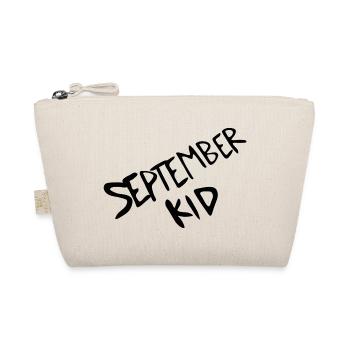 September Script Diagonal Wortmarke - Bio-Täschchen - Natur - Vorne