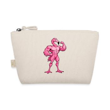 Pink Flamingo Fitness - Bio-Täschchen - Natur - Vorne
