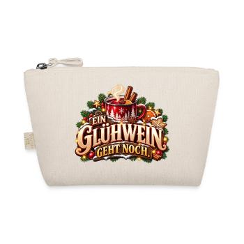 Glühwein Becher Festliches Wintermotiv - Bio-Täschchen - Natur - Vorne