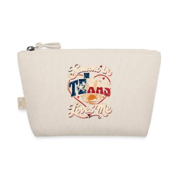 Texas Liebe Vintage Druck - Bio-Täschchen - Natur - Vorne