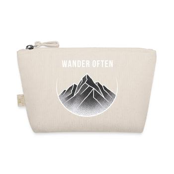 Wander oft Bergabenteuer - Bio-Täschchen - Natur - Vorne