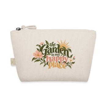 The Garden Is My Happy Place - Bio-Täschchen - Natur - Vorne