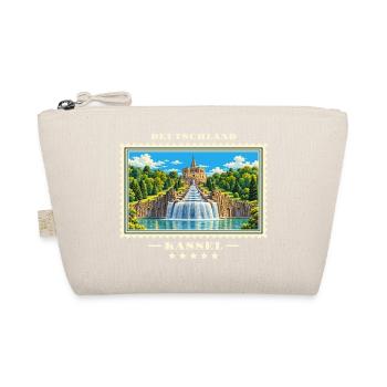 Deutschland Kassel Vintage Reisemarke - Bio-Täschchen - Natur - Vorne